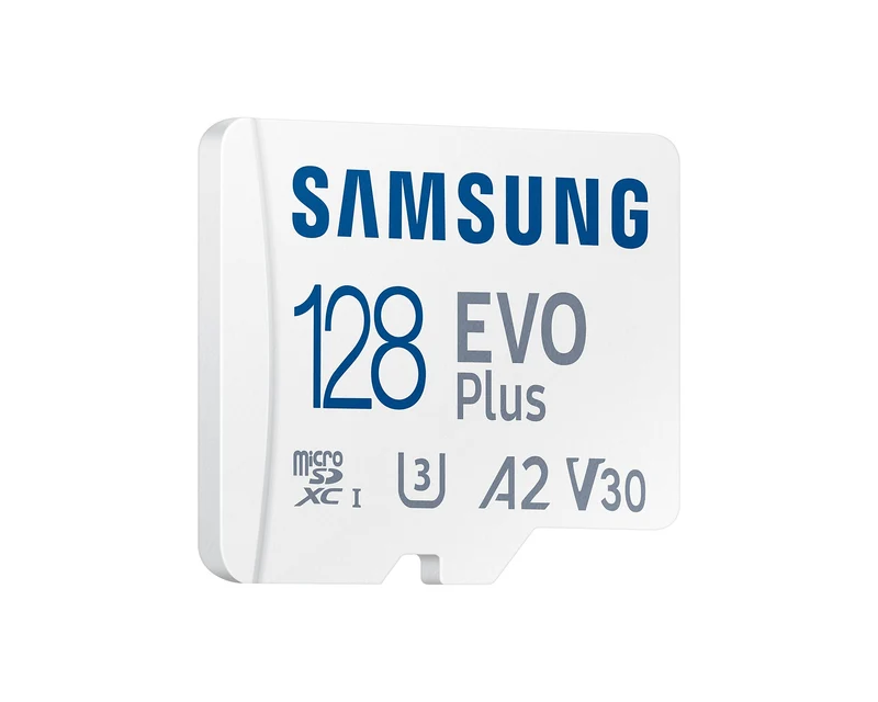 Samsung Evo Plus microSDXC UHS-I 160mb/s Read Memory Card with SD Adapter (64GB, 128GB)