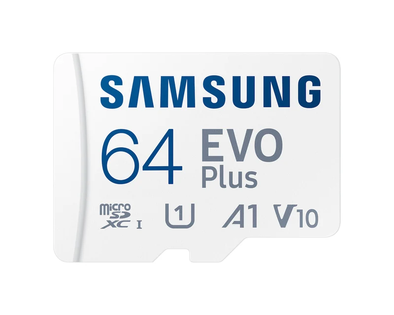 Samsung Evo Plus microSDXC UHS-I 160mb/s Read Memory Card with SD Adapter (64GB, 128GB)