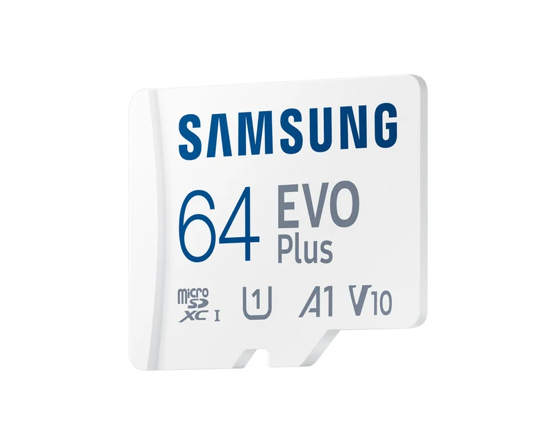 Samsung Evo Plus microSDXC UHS-I 160mb/s Read Memory Card with SD Adapter (64GB, 128GB)