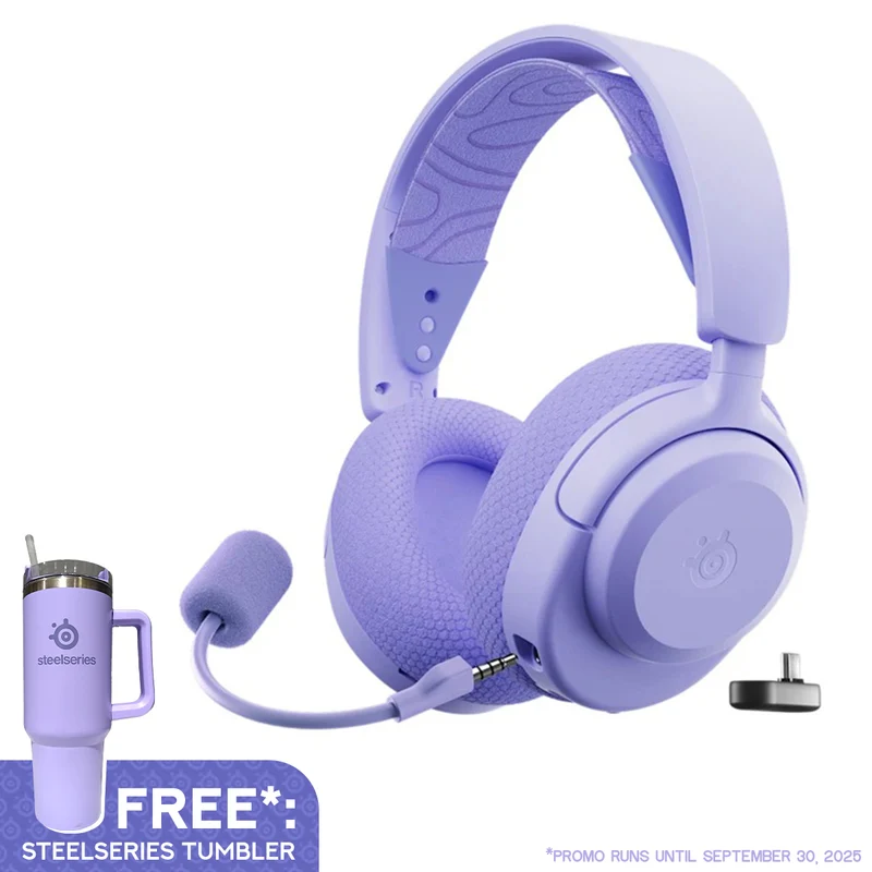 SteelSeries Arctis Nova 3X Wireless Multi-Platform Gaming Headset (Aqua, Black, Lavender, White)