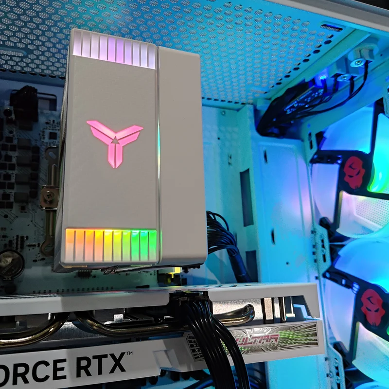 Alpha Aurora White Desktop Gaming PC | AMD Ryzen 5 5500 | 16GB RAM | 512GB SSD | RTX 4060 | Windows 11 Pro