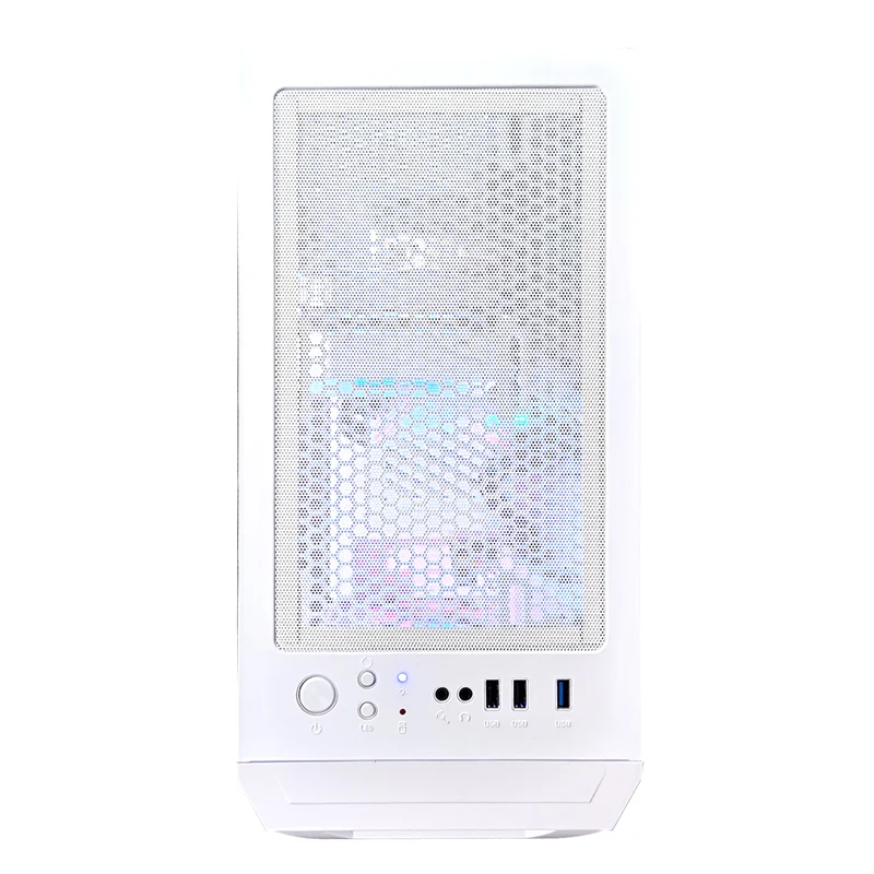Alpha Aurora White Desktop Gaming PC | AMD Ryzen 5 5500 | 16GB RAM | 512GB SSD | RTX 4060 | Windows 11 Pro