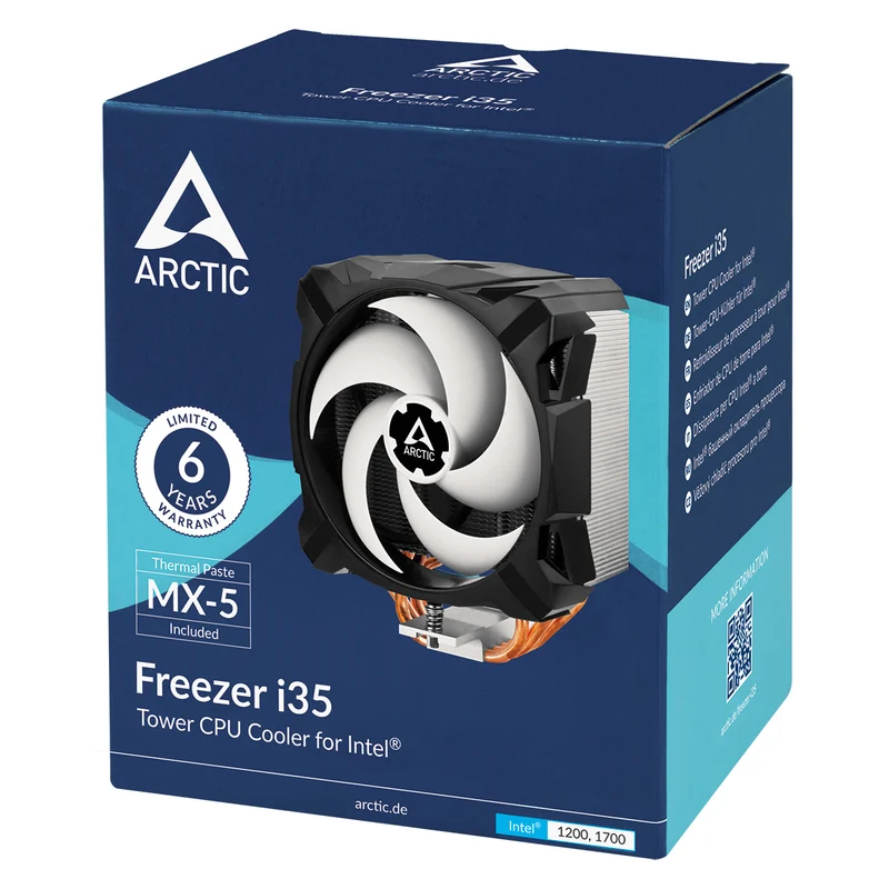 Arctic Freezer i35 Tower CPU Cooler for Intel (ACFRE00094A)
