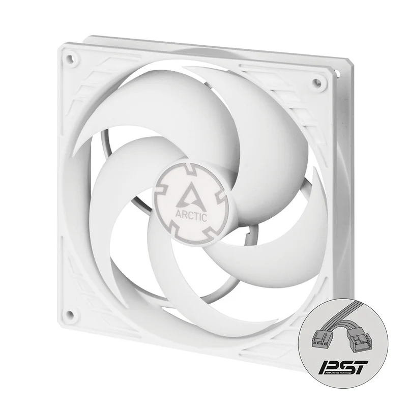 Arctic P14 PWM PST 140mm PWM Single Fan with Cable Splitter (White) (ACFAN00197A)