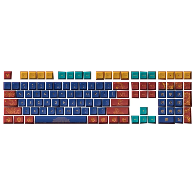 Akko World Tour Beijing Keycap Set JDA Profile 135 Keys