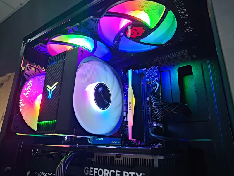 Alpha Reyna Black Desktop Gaming PC | Intel i5 12400F | 16GB RAM | 512GB SSD | RTX 4060 | Windows 11 Pro