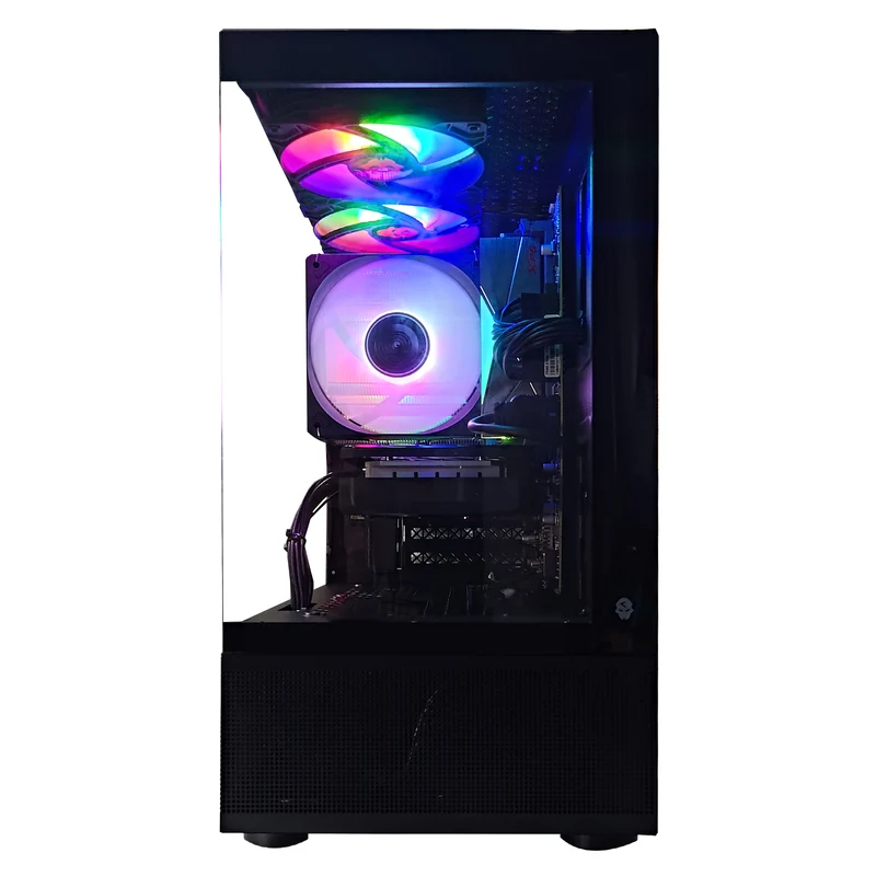 Alpha Reyna Black Desktop Gaming PC | Intel i5 12400F | 16GB RAM | 512GB SSD | RTX 4060 | Windows 11 Pro