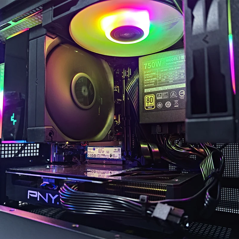 Aurora CH160 Black Desktop Gaming PC | AMD Ryzen 5 7500F | 32GB RAM | 1TB SSD | RTX 4070 | Windows 11 Pro
