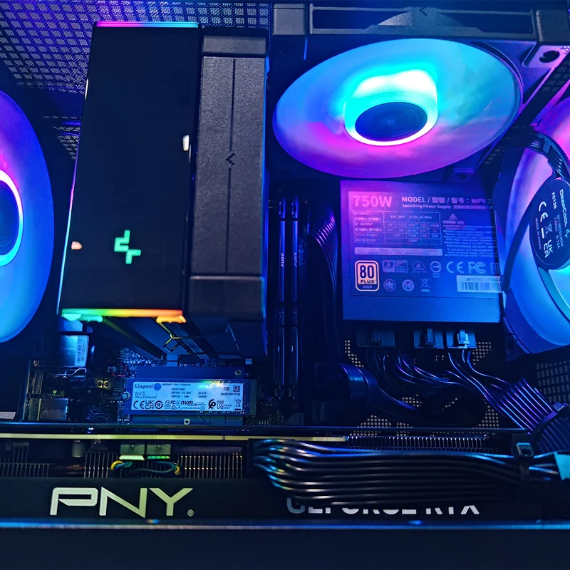 Aurora CH160 Black Desktop Gaming PC | AMD Ryzen 5 7500F | 32GB RAM | 1TB SSD | RTX 4070 | Windows 11 Pro