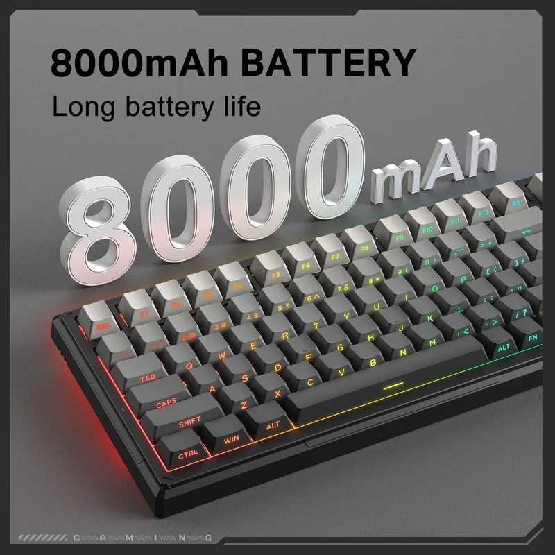 Onikuma G83 83-Key RGB Tri-Mode Hot-Swappable Mechanical Keyboard (Goertek Pink Linear Axis)