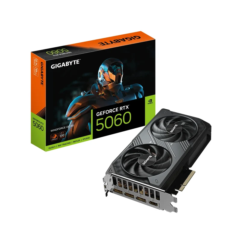 Gigabyte GeForce RTX 5060 Windforce OC 8GB GDDR7 Graphics Card