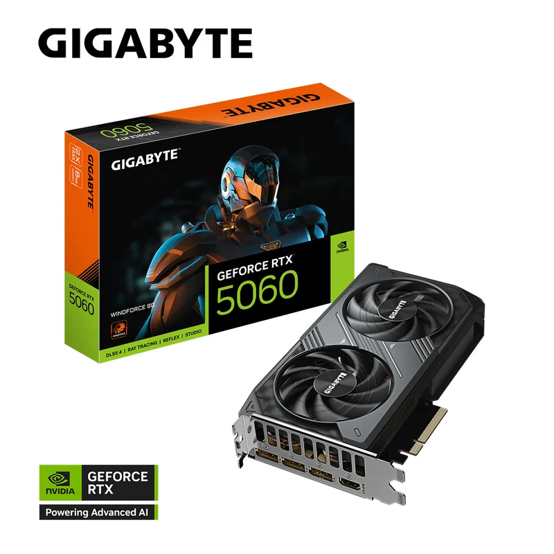 Gigabyte GeForce RTX 5060 Windforce 8GB GDDR7 Graphics Card