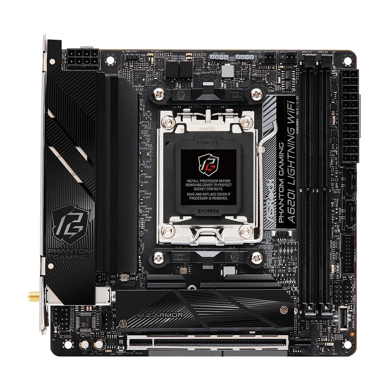 Asrock A620I Lightning Wifi DDR5 Phantom Gaming AM5 Motherboard