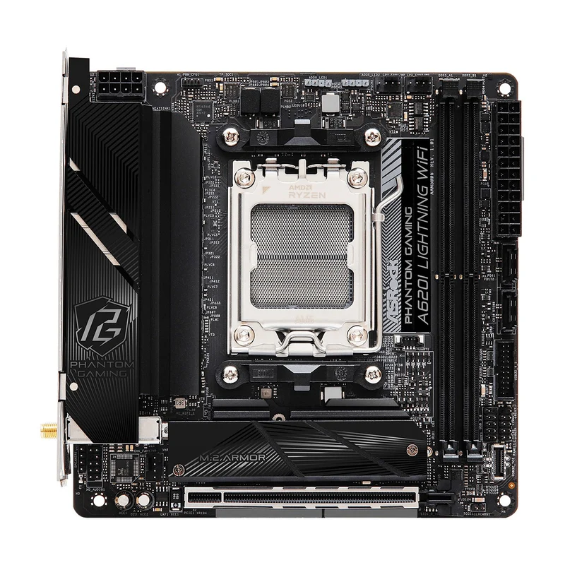 Asrock A620I Lightning Wifi DDR5 Phantom Gaming AM5 Motherboard