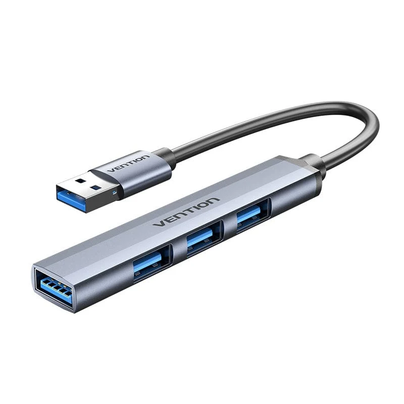 Vention 4-in-1 USB 3.0 Mini Hub - USB-A to USB 3.0 + USB 2.0 x 3 - 0.15M (CKOHB)