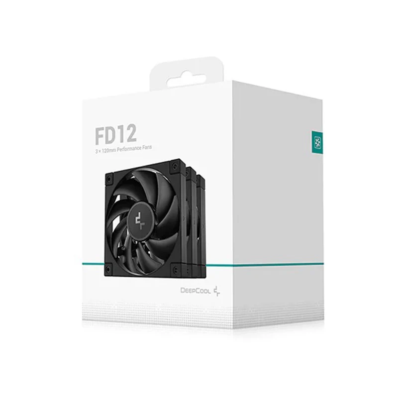 DeepCool FD12 3-in-1 3x120mm Performance Fans (Black, White)
