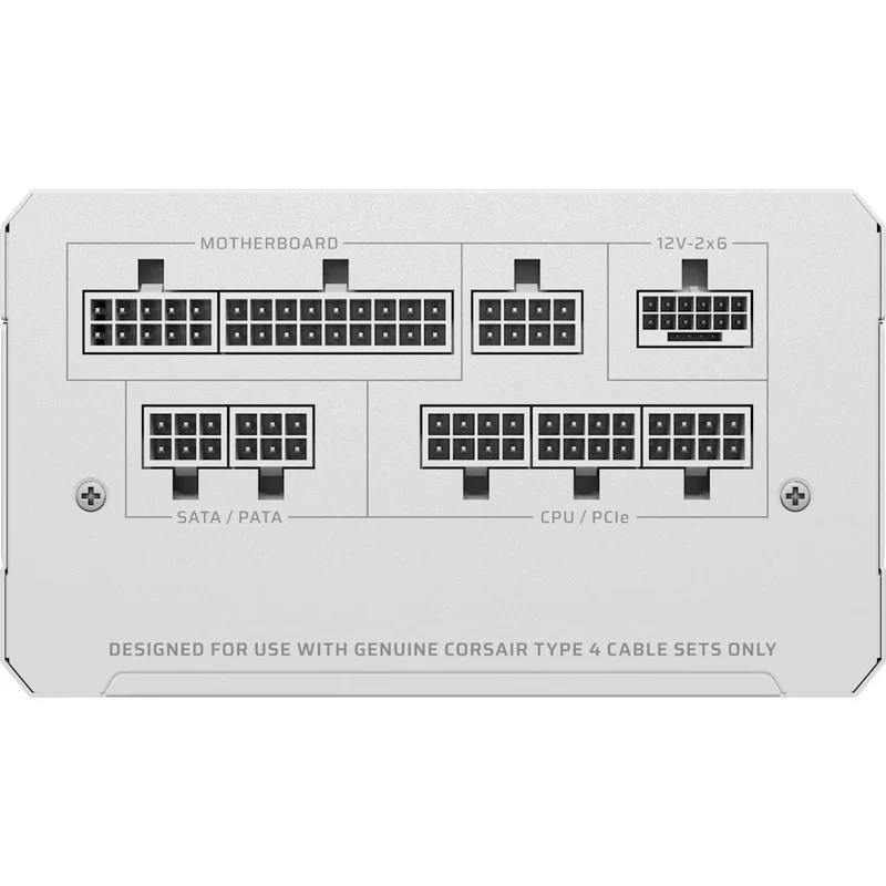 Corsair RMe Series RM1000e - Fully Modular Low-Noise ATX Power Supply (White) (CP-9020294-NA)