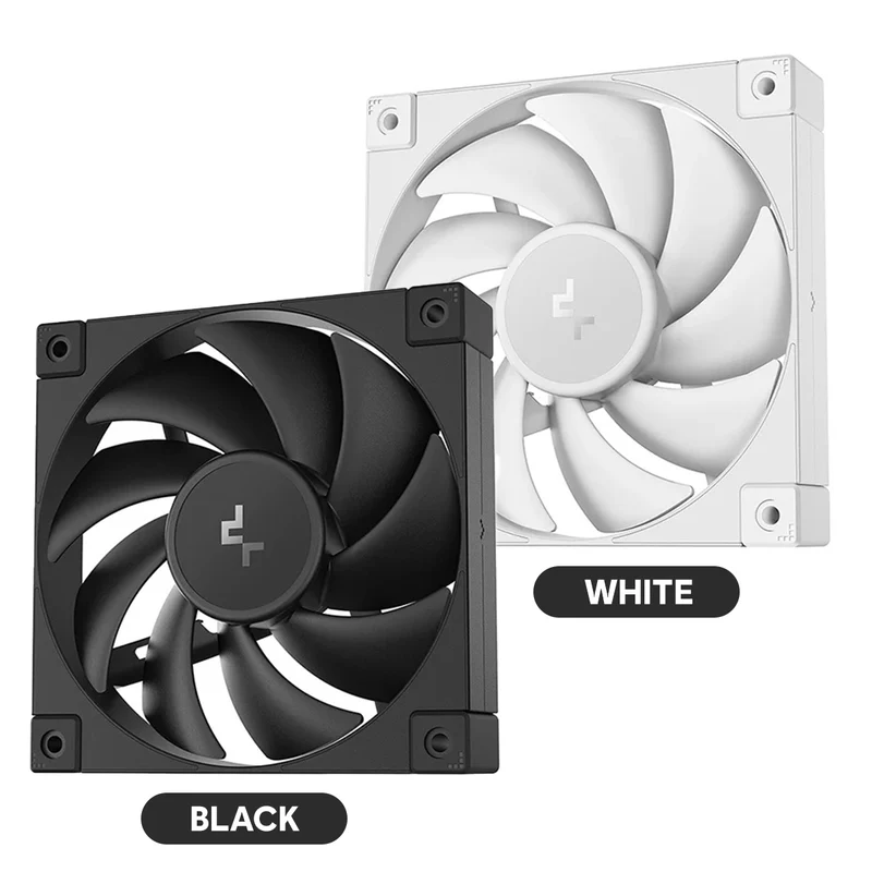 DeepCool FD12 Single 120mm Performance Fan (Black, White)