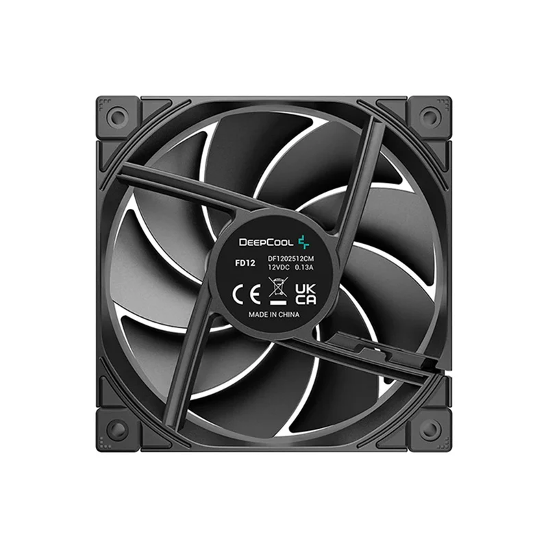 DeepCool FD12 Single 120mm Performance Fan (Black, White)