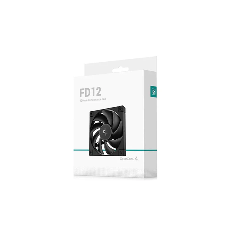 DeepCool FD12 Single 120mm Performance Fan (Black, White)