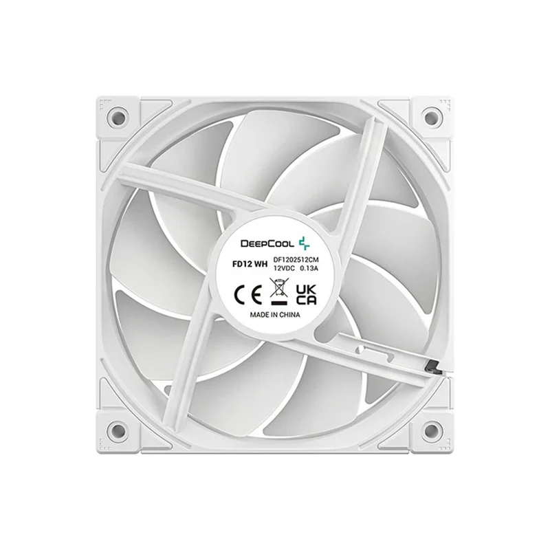 DeepCool FD12 Single 120mm Performance Fan (Black, White)