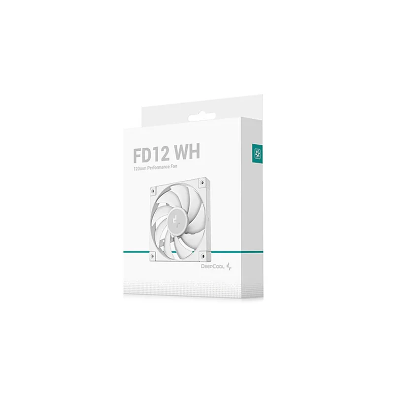 DeepCool FD12 Single 120mm Performance Fan (Black, White)