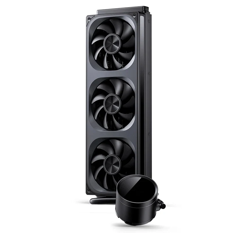 Jonsbo TH-360 ARGB AIO 360mm Liquid CPU Cooler w/ Temperature Display (Black, White)