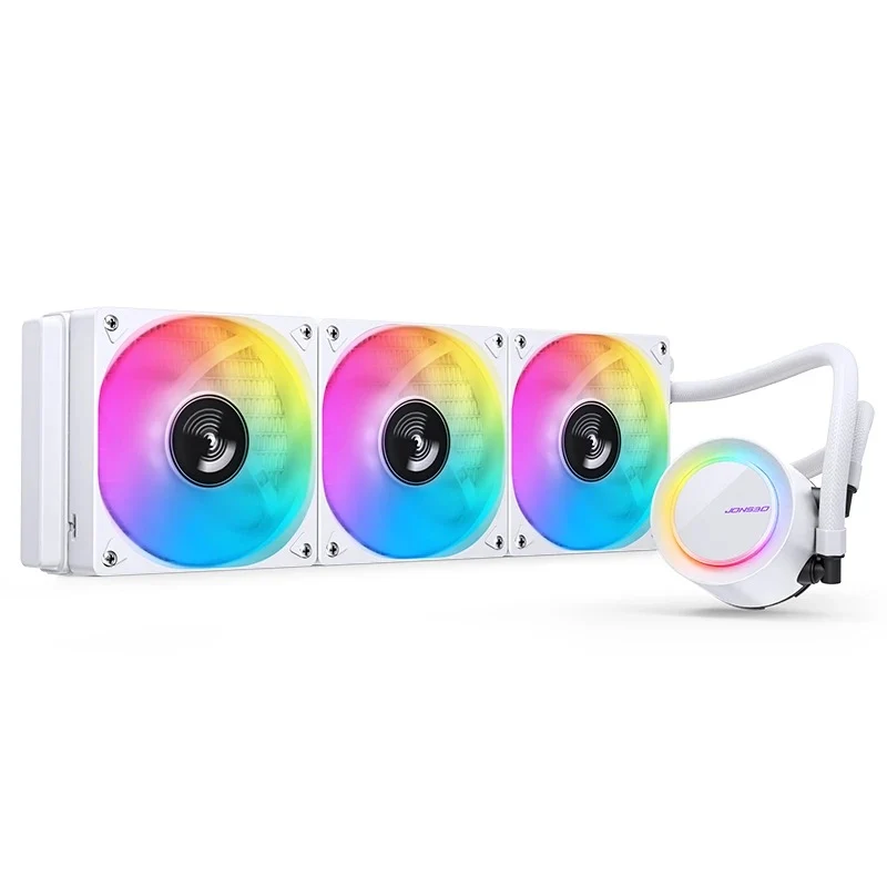 Jonsbo TG-360 ARGB 360MM Water/Liquid CPU Cooler (Black, White)