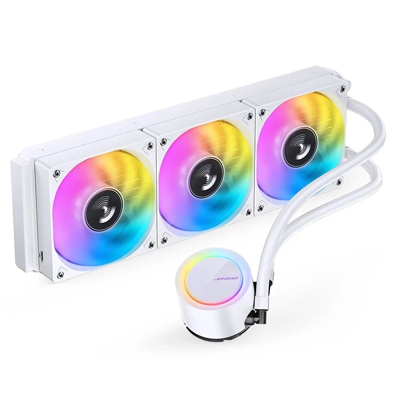 Jonsbo TG-360 ARGB 360MM Water/Liquid CPU Cooler (Black, White)