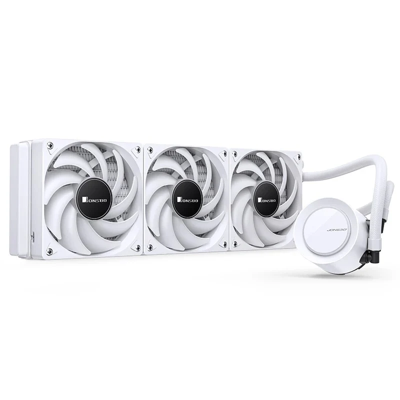 Jonsbo TG-360 ARGB 360MM Water/Liquid CPU Cooler (Black, White)