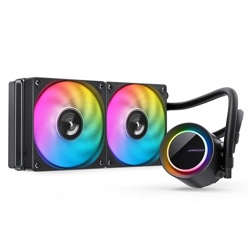 Jonsbo TG-240 ARGB 240MM Water/Liquid CPU Cooler (Black, White)