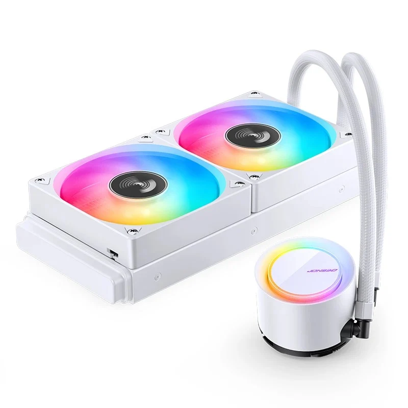 Jonsbo TG-240 ARGB 240MM Water/Liquid CPU Cooler (Black, White)