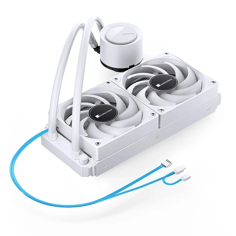 Jonsbo TG-240 ARGB 240MM Water/Liquid CPU Cooler (Black, White)