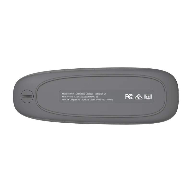 Asus Cobble USB 3.2 Gen 2 Type-C SSD Enclosure (Black, Gray)