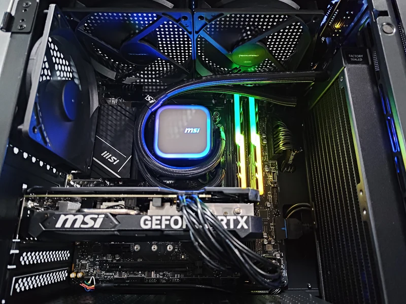 Sigma Air M2 Black Desktop Gaming PC | Intel i5 14400F | 32GB RAM | 1TB SSD | with WiFi + Bluetooth | GeForce RTX 4060 TI OC | Windows 11 Pro