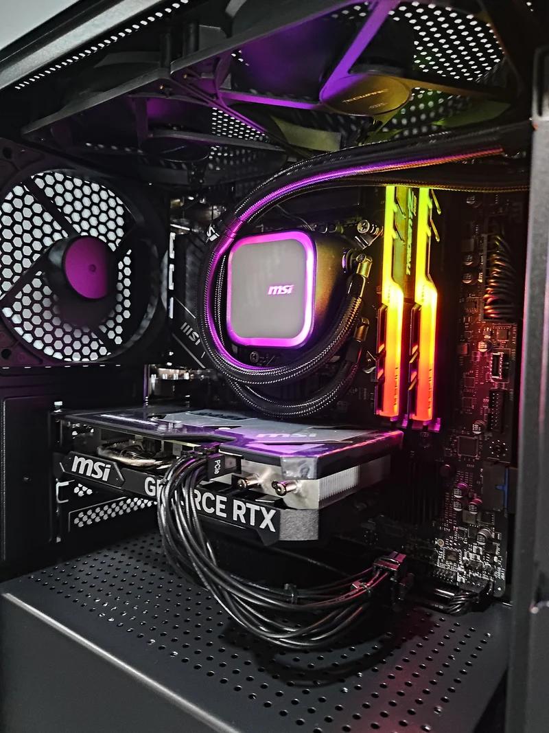 Sigma Air M2 Black Desktop Gaming PC | Intel i5 14400F | 32GB RAM | 1TB SSD | with WiFi + Bluetooth | GeForce RTX 4060 TI OC | Windows 11 Pro