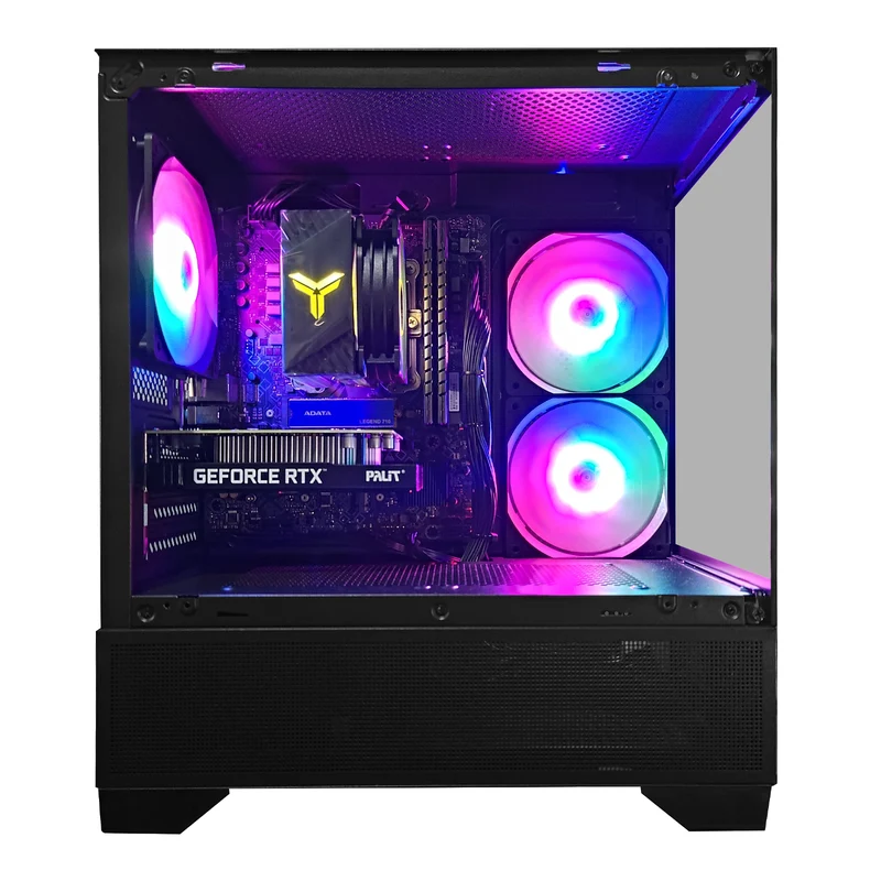 Alpha Eris V3 Black Desktop Gaming PC | Intel i5 12400F | 16GB RAM | 512GB SSD | RTX 3050 | Windows 11 Pro