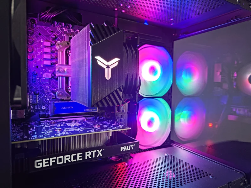 Alpha Eris V3 Black Desktop Gaming PC | Intel i5 12400F | 16GB RAM | 512GB SSD | RTX 3050 | Windows 11 Pro