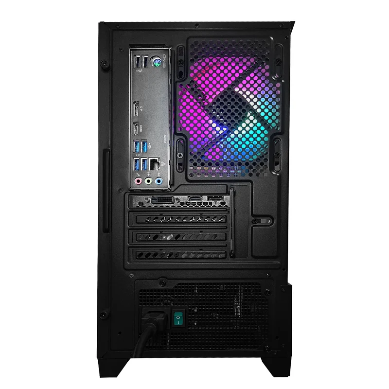 Alpha Eris V3 Black Desktop Gaming PC | Intel i5 12400F | 16GB RAM | 512GB SSD | RTX 3050 | Windows 11 Pro