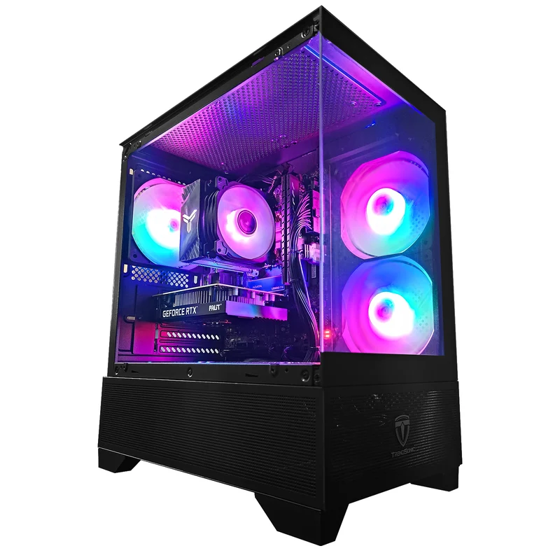 Alpha Eris V3 Black Desktop Gaming PC | Intel i5 12400F | 16GB RAM | 512GB SSD | RTX 3050 | Windows 11 Pro
