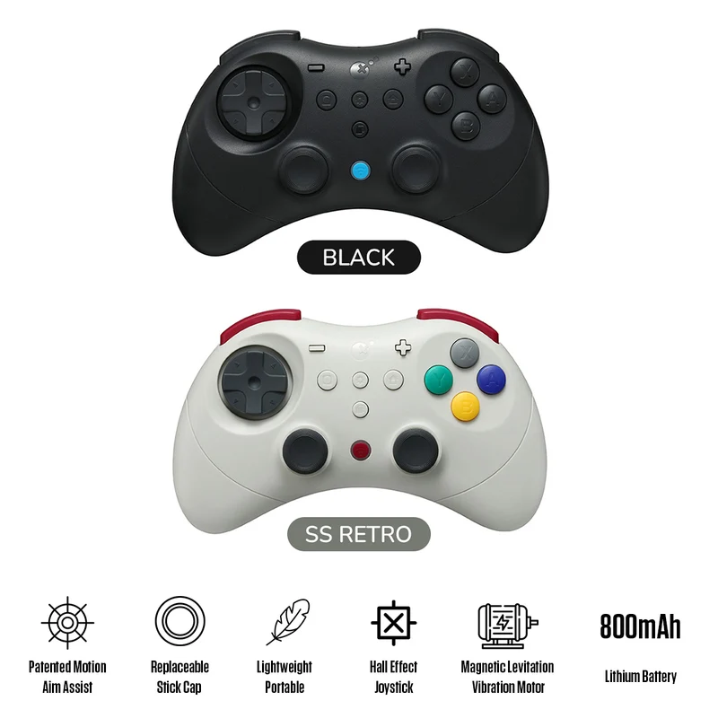 Gulikit Elves 2 Pro Controller (NS59) (Black, SS Retro)