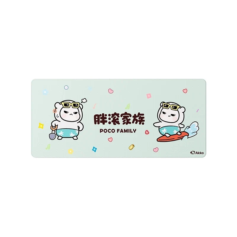 Akko Poco Family Mouse Pad (Poco Seal, Poco Pig, Poco Duck, Poco Penguin, Poco Lamb, Poco Bear) (900mm x 400mm)