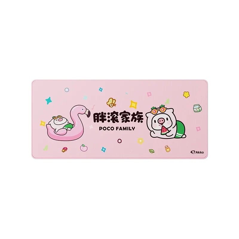 Akko Poco Family Mouse Pad (Poco Seal, Poco Pig, Poco Duck, Poco Penguin, Poco Lamb, Poco Bear) (900mm x 400mm)
