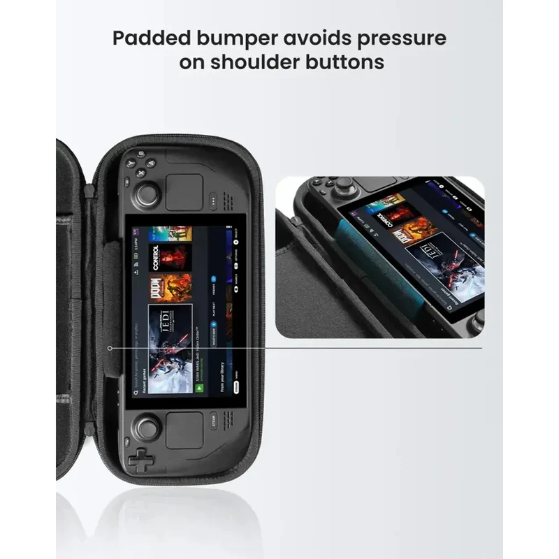 Tomtoc FancyCase G38 Slim Case For Steam Deck (Black) (G38M1D1)
