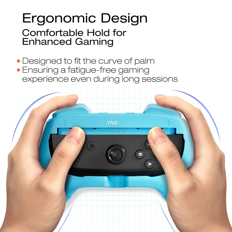 IINE Controller Grip 2-Piece Set for Nintendo Switch 2