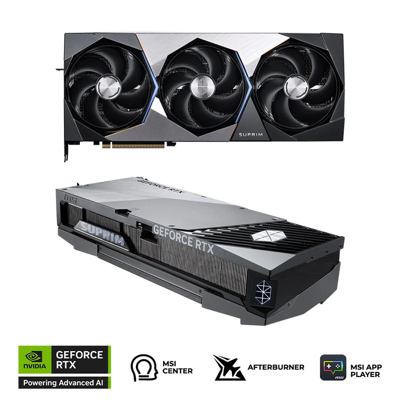 MSI GeForce RTX 5090 32GB GDDR7 Suprim SOC Graphics Card