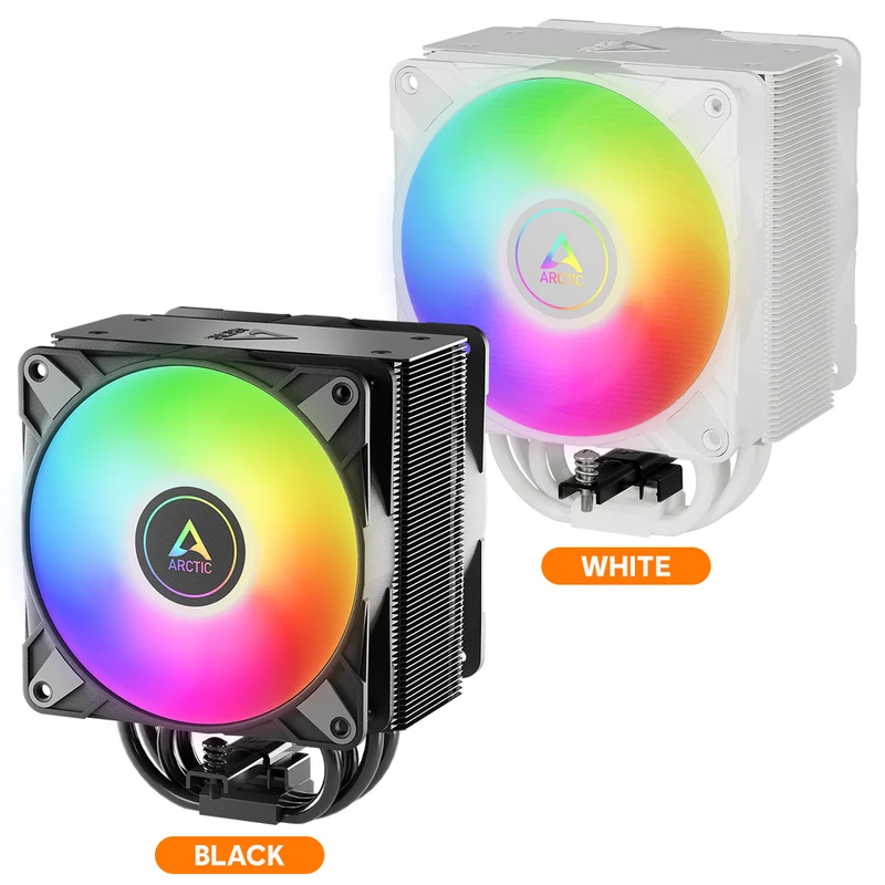 Arctic Freezer 36 A-RGB Multi Compatible Tower CPU Cooler with A-RGB (Black, White)
