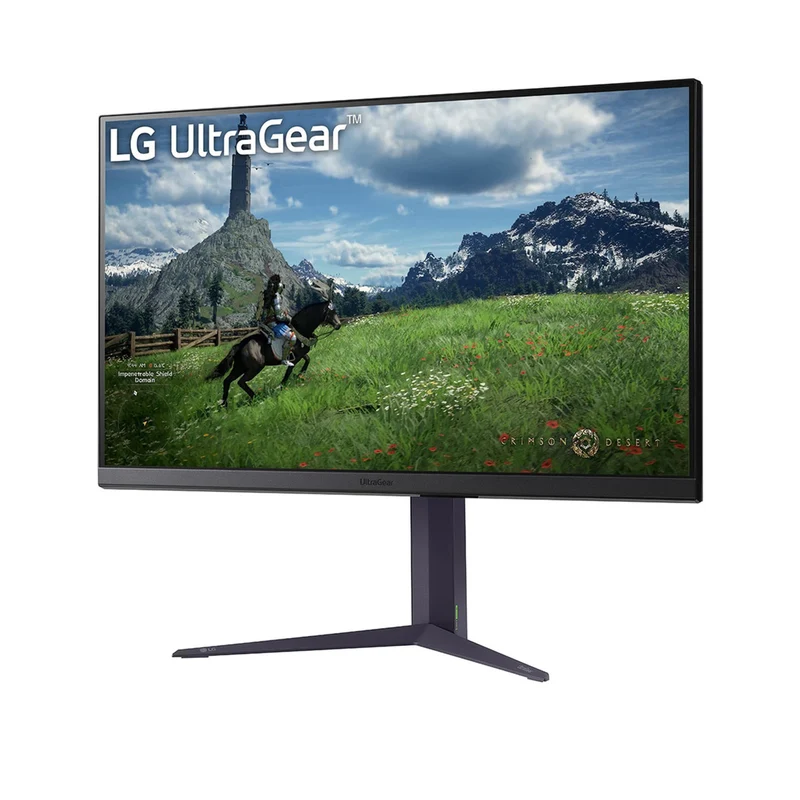 LG UltraGear 32GS85Q-B IPS 32" HDR (2560x1440) 180Hz 1ms GTG G-Sync Compatible Gaming Monitor With Height, Pivot, Tilt Adjustments