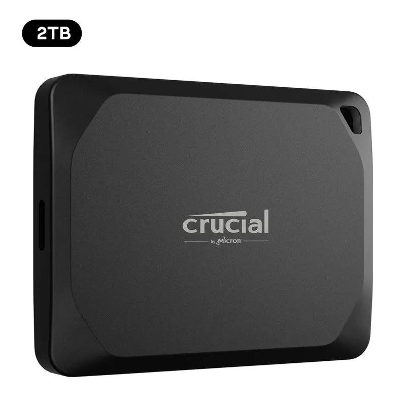 Crucial X10 Pro USB 3.2 Gen-2x2 (20Gb/s) 2100MB/s Read Type-C Portable SSD (1TB, 2TB, 4TB)