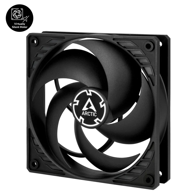 Arctic P12 Silent 120mm Low Noise Fan (Black/Black) (ACFAN00130A)